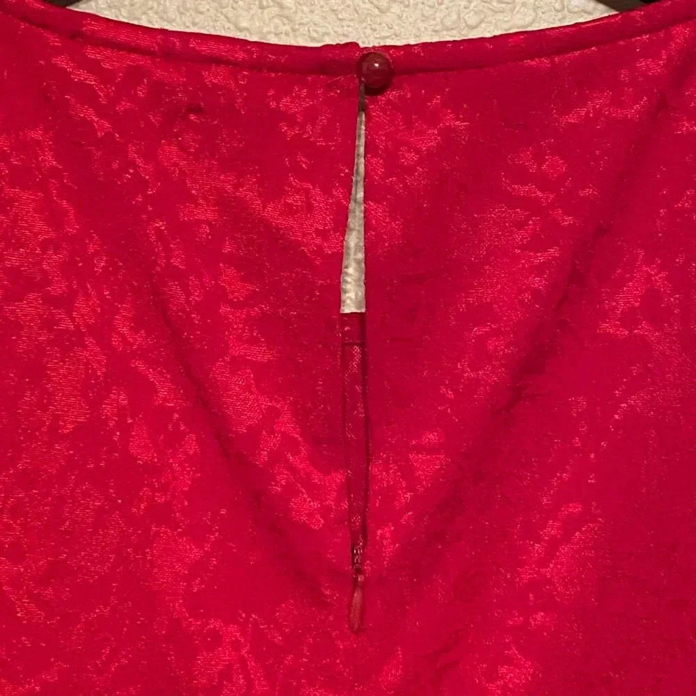 I.N.C. International Concepts Dresses Festive Red Christmas Women's Size (14) - Picture 3 of 7